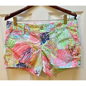 EUC Lilly Pulitzer The Callahan Short Women Size 8 Tropical Pockets Summer